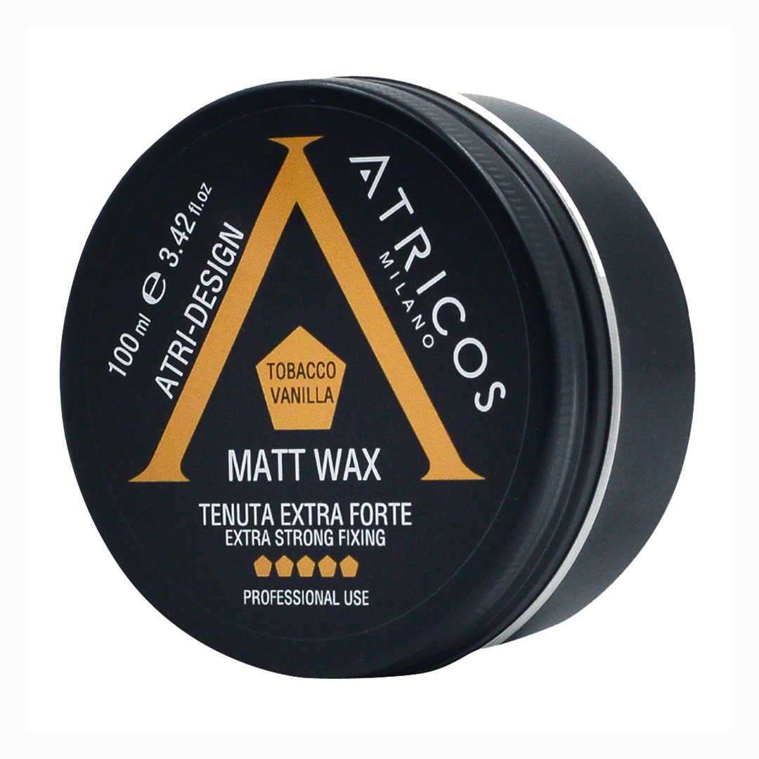 Матовий віск для волосся Atricos Milano Atri-Design Matt Wax екстрасильна фіксація, 100 мл